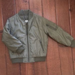 NEW Gap boys Green bomber jacket